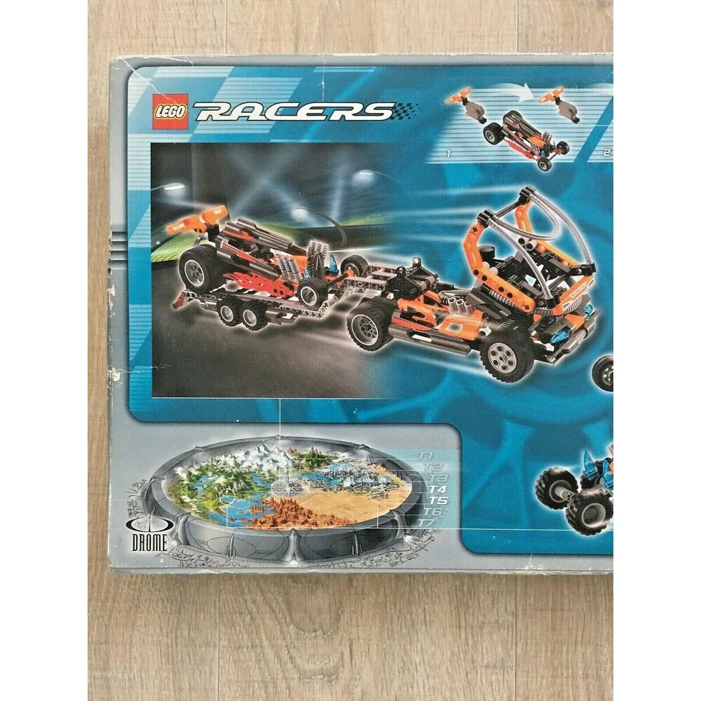 Lego Racers 8473 Nitro Race Team Set 2002 New - Picture 6 of 11